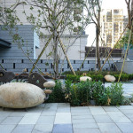 沒(méi)有經(jīng)過(guò)人工雕琢的街道家具，如同環(huán)境的語(yǔ)言，建立起土地與建築的對(duì)話(huà)，乘載著愜意片刻的風(fēng)景。